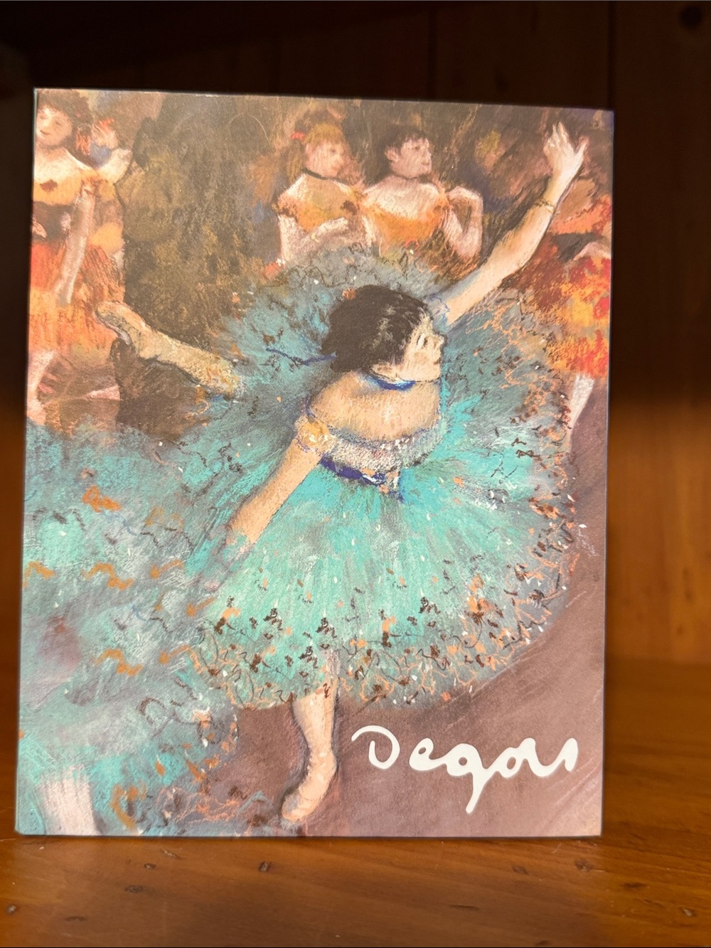 Degas Dancer Art Notecards with keepsake magnetic box, 4 designs, 16 cards